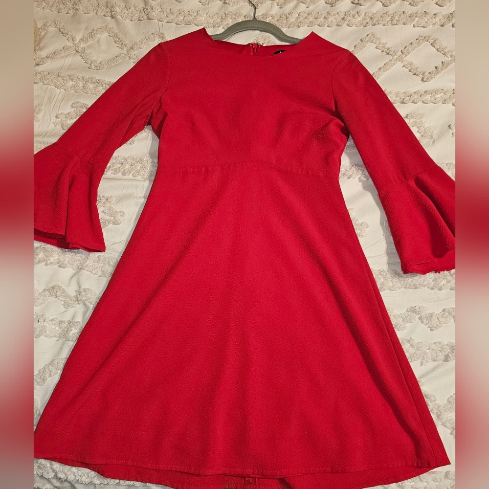 Lulu's Vibrant Red Dress
